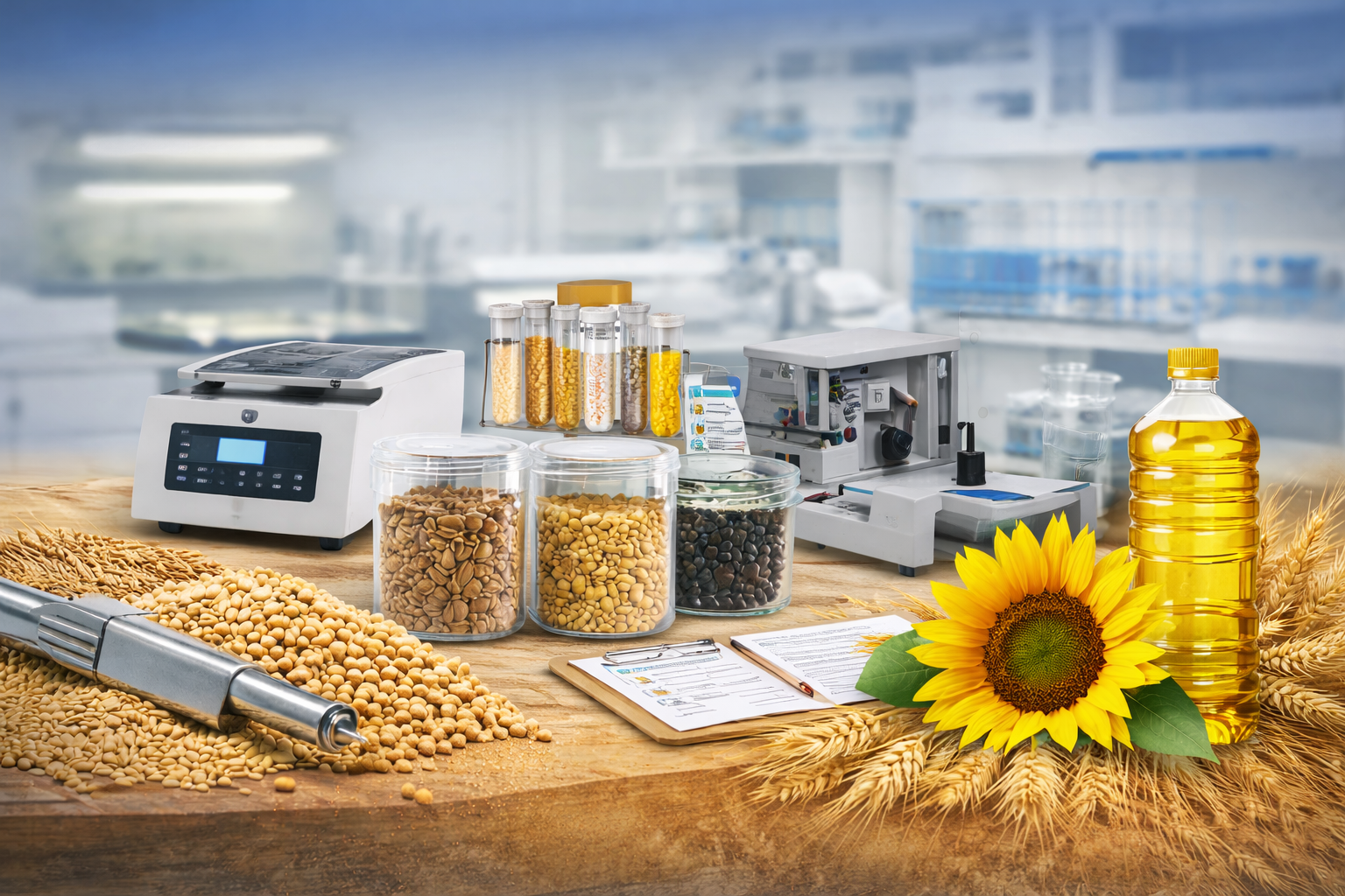 Професійне навчання з визначення показників якості зернових та олійних культур